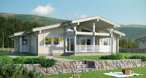  Chalet , Maison en bois  