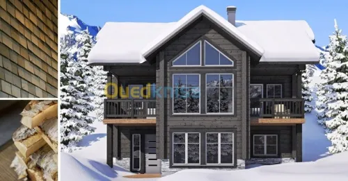  Chalet , Maison en bois  