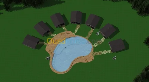  Chalet , Maison en bois  