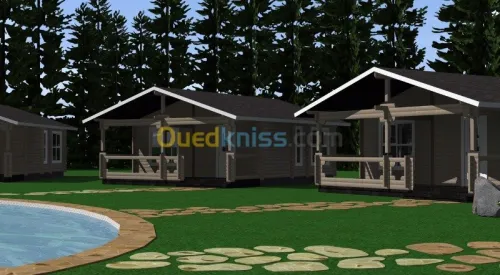  Chalet , Maison en bois  