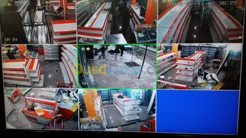 Installateur de caméra de surveillance