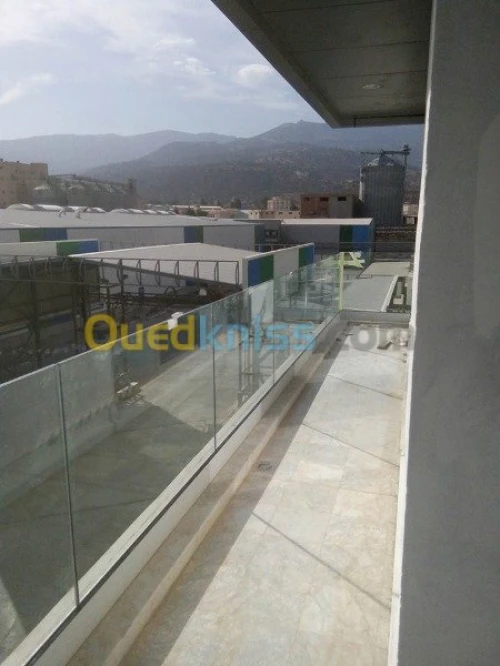 RAMPE DESCALIER INOX , VERRE TROMPER 