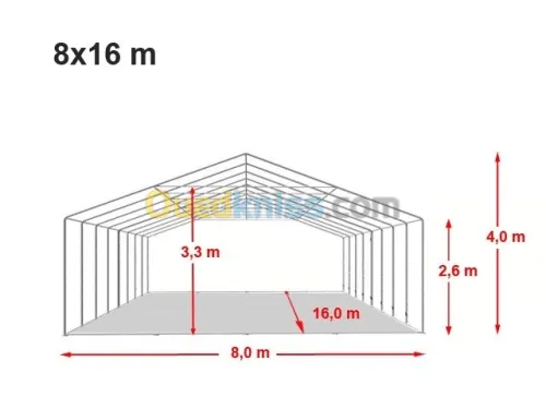 Chapiteau ( tente de réception ) 