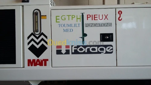 FORAGE DES PIEUX