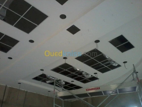 faux plafond -electricité général