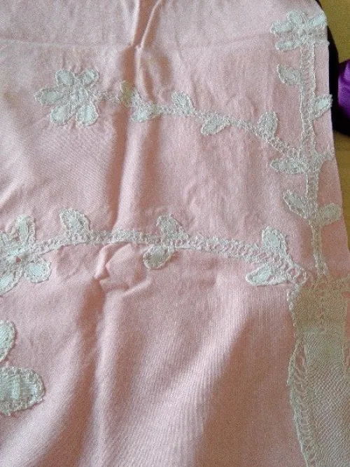 draps de mariée chbika couleur rose