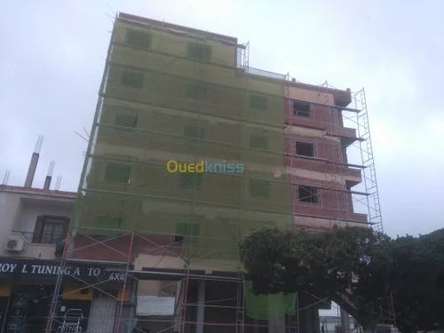 Revetment de façade enduit monocouche 