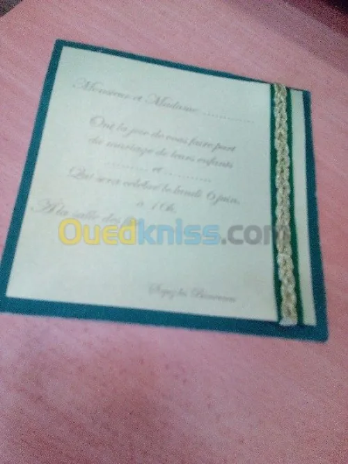 carte d'invitation