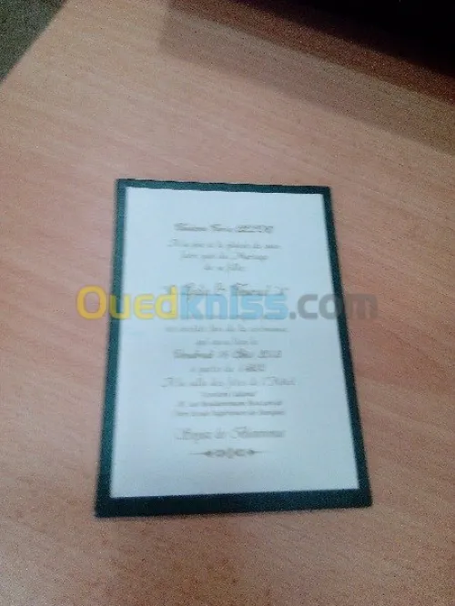 carte d'invitation