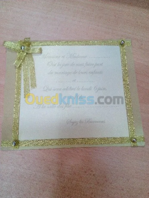 carte d'invitation