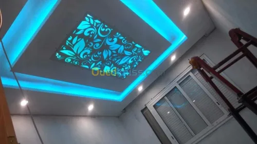 Placo platre,peiture moderne, pvc 