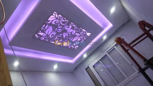 Placo platre,peiture moderne, pvc 