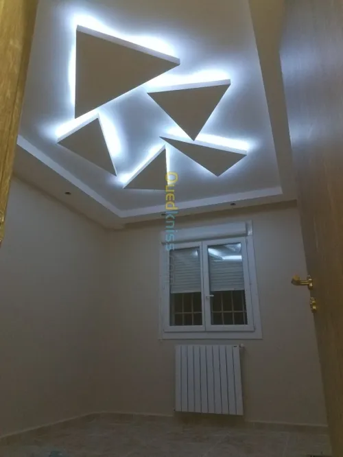 Placo platre,peiture moderne, pvc 