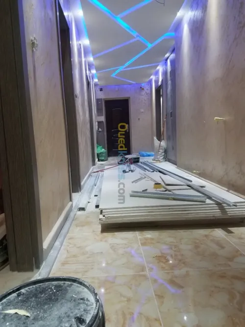 Placo platre,peiture moderne, pvc 