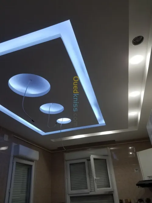 Placo platre,peiture moderne, pvc 