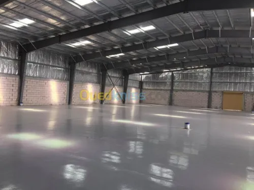 Dallage industriel Epoxy flooring 