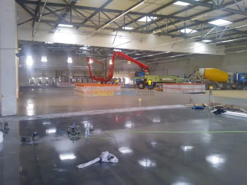 Dallage industriel Epoxy flooring 