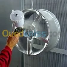 Peinture époxy électrostatique au four