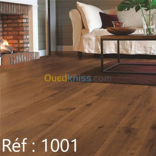 parquet bois stratifié et PVC