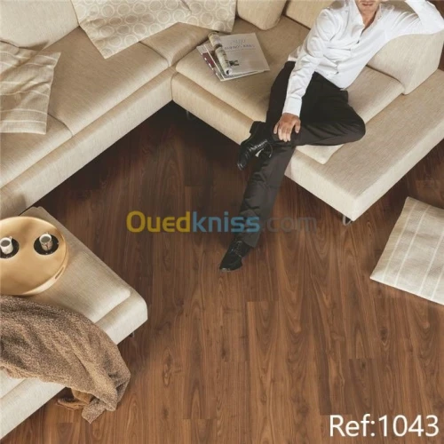 parquet bois stratifié et PVC