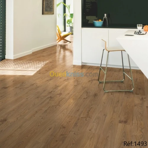 parquet bois stratifié et PVC