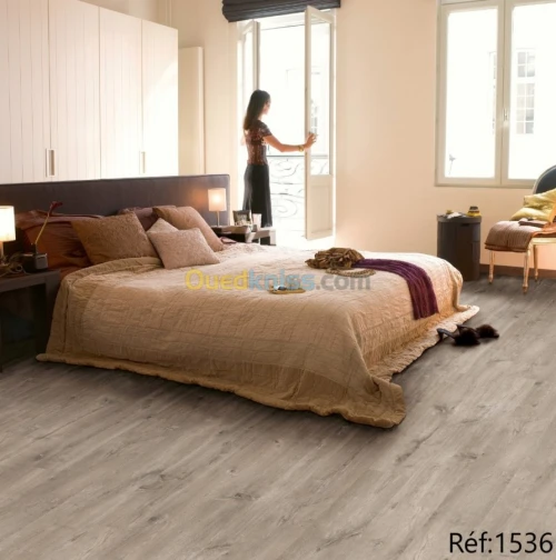 parquet bois stratifié et PVC