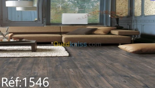 parquet bois stratifié et PVC