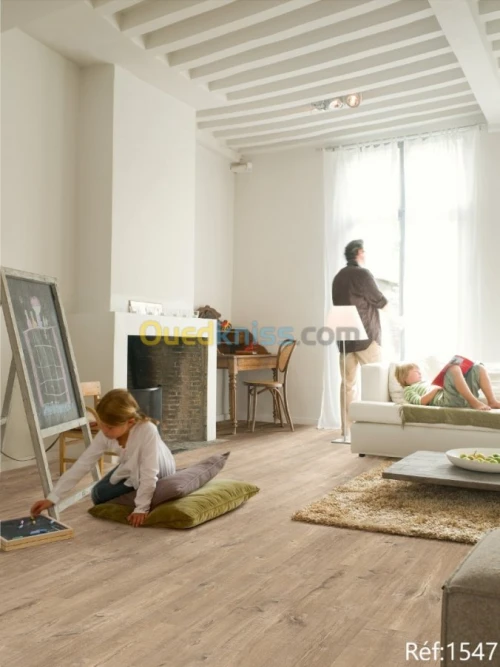 parquet bois stratifié et PVC