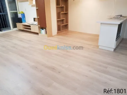 parquet bois stratifié et PVC
