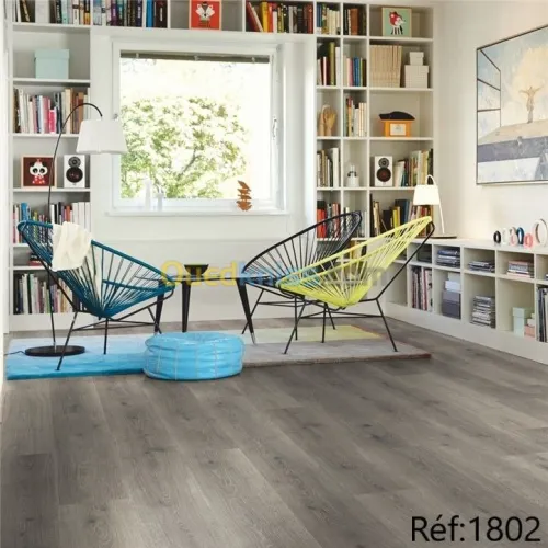 parquet bois stratifié et PVC
