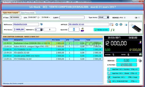 GESTIONNAIRE DE STOCK