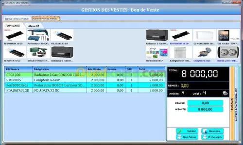 GESTIONNAIRE DE STOCK