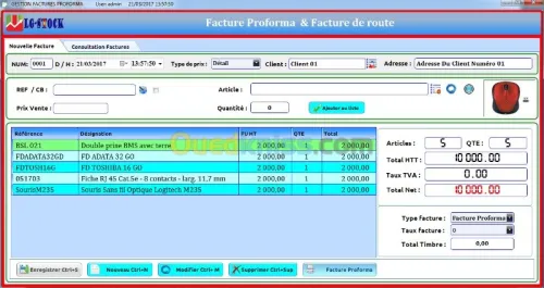 GESTIONNAIRE DE STOCK