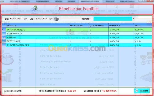 GESTIONNAIRE DE STOCK
