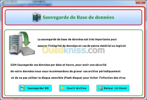 GESTIONNAIRE DE STOCK