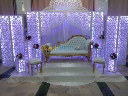 Décorations salle des fêtes 