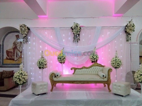 Décorations salle des fêtes 