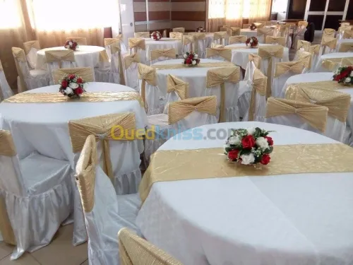 Décorations salle des fêtes 
