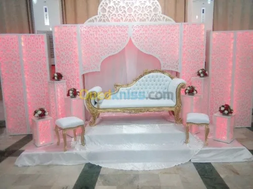 Décorations salle des fêtes 