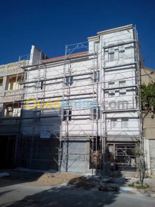 Ravalement des facades monocouche