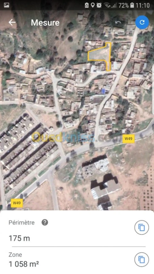 Vente Terrain Mostaganem Ain sidi cherif