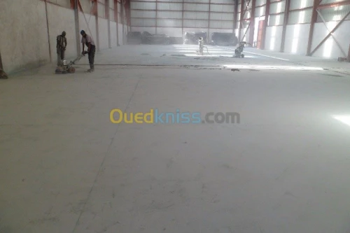 Revêtement de sol industriel en epoxy 