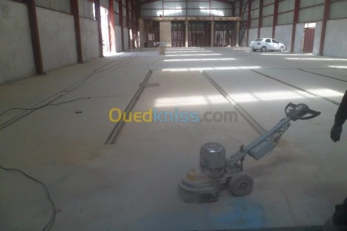 Revêtement de sol industriel en epoxy 