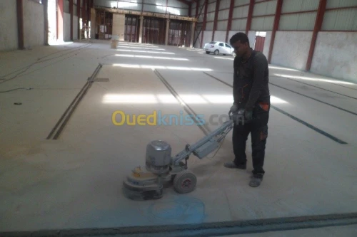 Revêtement de sol industriel en epoxy 