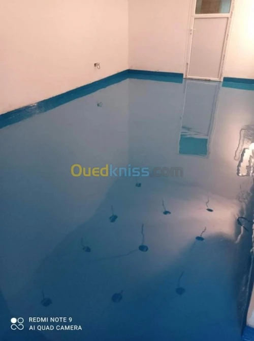 Revêtement de sol industriel en epoxy 