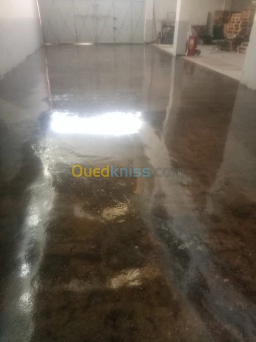 Revêtement de sol industriel en epoxy 