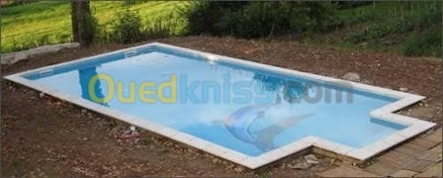 Construction de piscine.