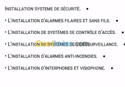 installation caméra de surveillance