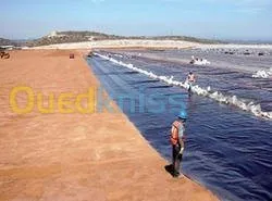 Pose Géomembrane PEHD / PVC