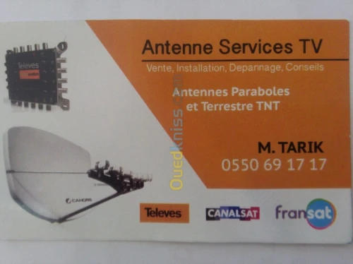 Installation réception satellite